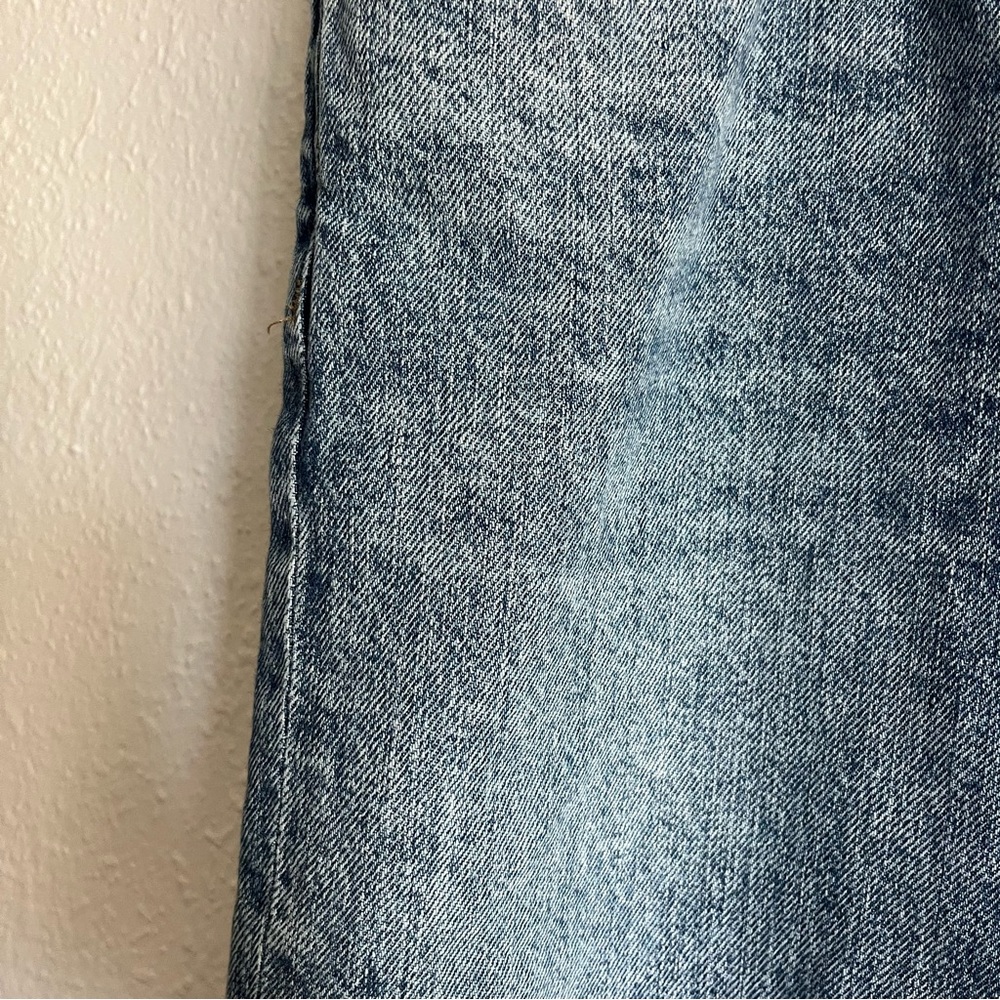 MANGO MNG • Havana High Waisted Mid Cropped Straight Jeans - Picture 7 of 9